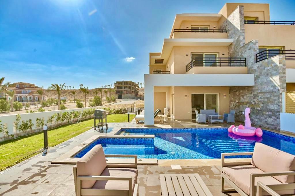 Hurghada Sahl Hasheesh Sea-View Villa With Private Pool ภายนอก รูปภาพ