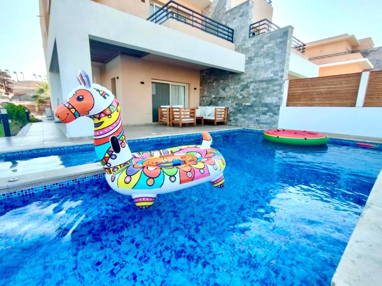Hurghada Sahl Hasheesh Sea-View Villa With Private Pool ภายนอก รูปภาพ